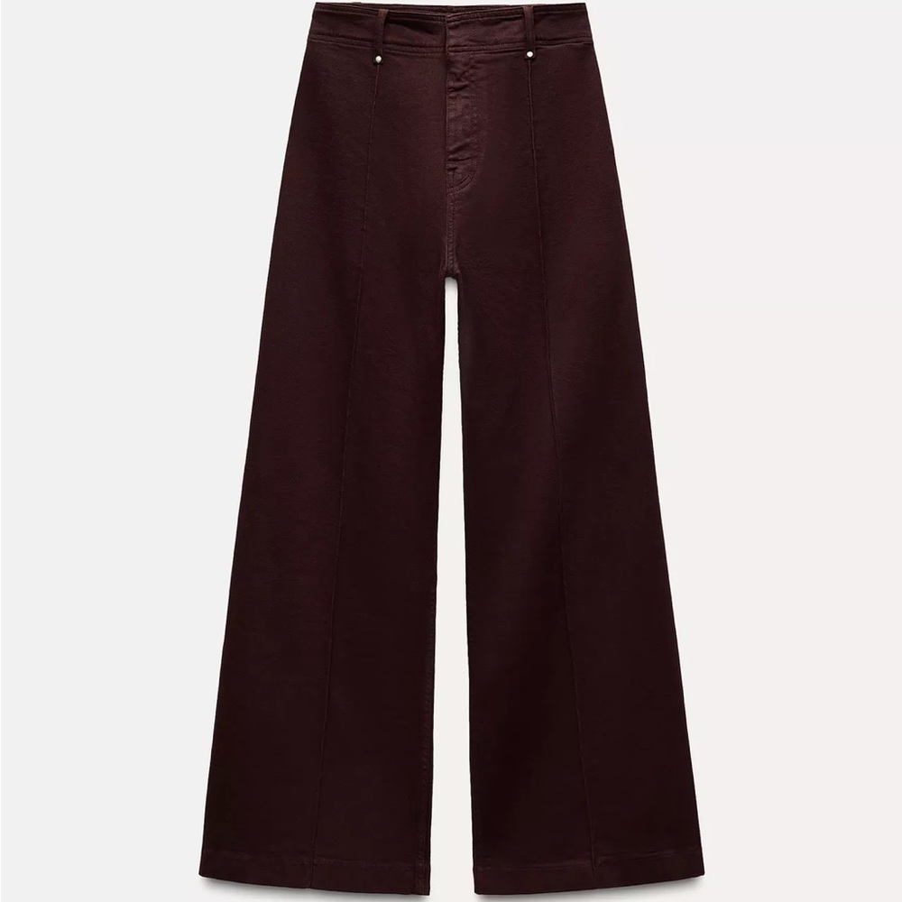 Zara Collection High Waist Wide Leg Jeans